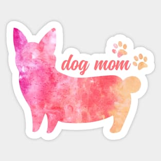 cute watercolour corgis Watercolor cute puppy, just a girl who loves all dogs Sticker